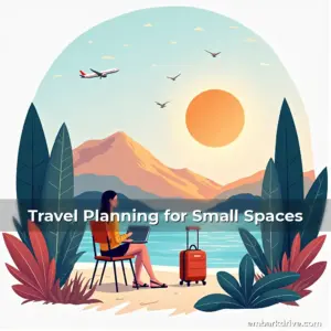Artistic representation for Travel Planning for Small Spaces