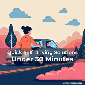 Artistic representation for Quick Self Driving Solutions Under 30 Minutes