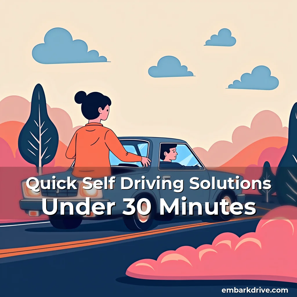 Artistic representation for Quick Self Driving Solutions Under 30 Minutes
