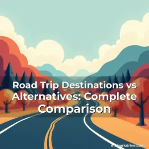 Artistic representation for Road Trip Destinations vs Alternatives: Complete Comparison