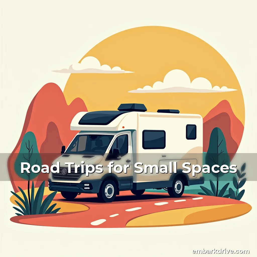 Artistic representation for Road Trips for Small Spaces